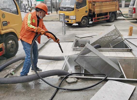 神湾镇隔油池清理